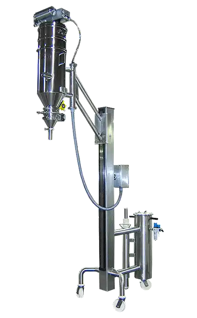 pneumatic column lift with a vacuum conveyor can be mounted